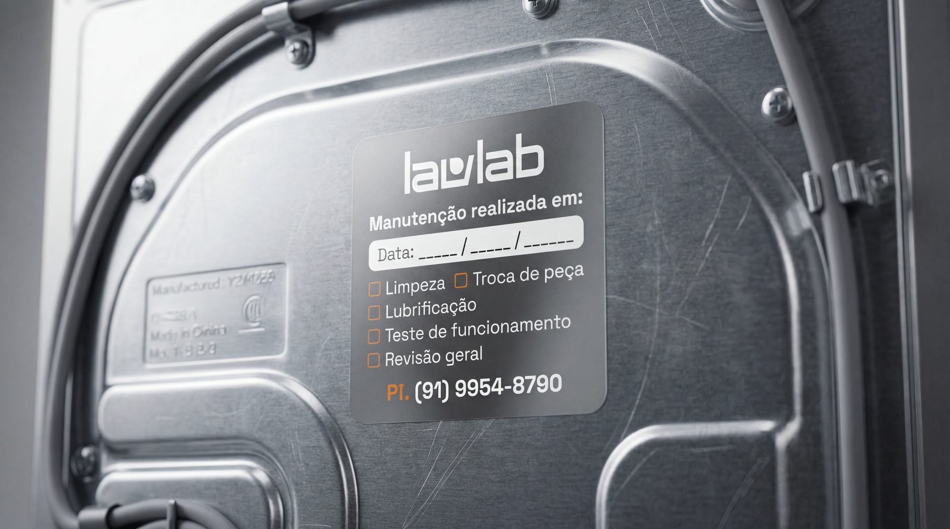 Selo de manutenção lav.lab